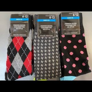 Men's 3pk fashion socks